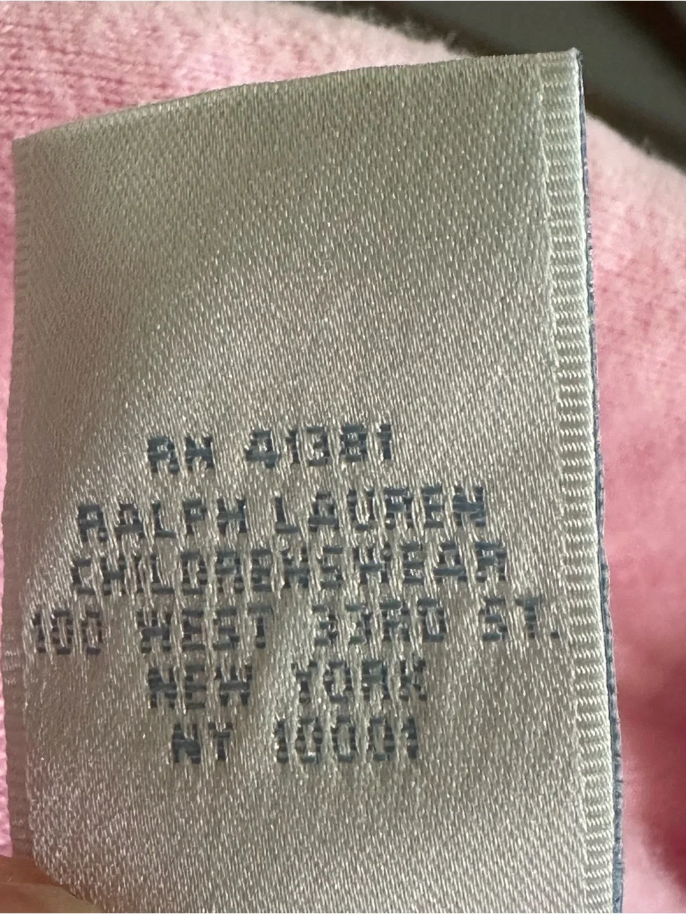 Ralph Lauren cozy fleece